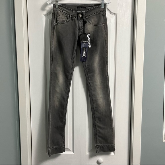 MISS SIXTY NWT SKINNY WILKIE TROUSER denim JEANS women’s size 26 with bracelet - Picture 1 of 16